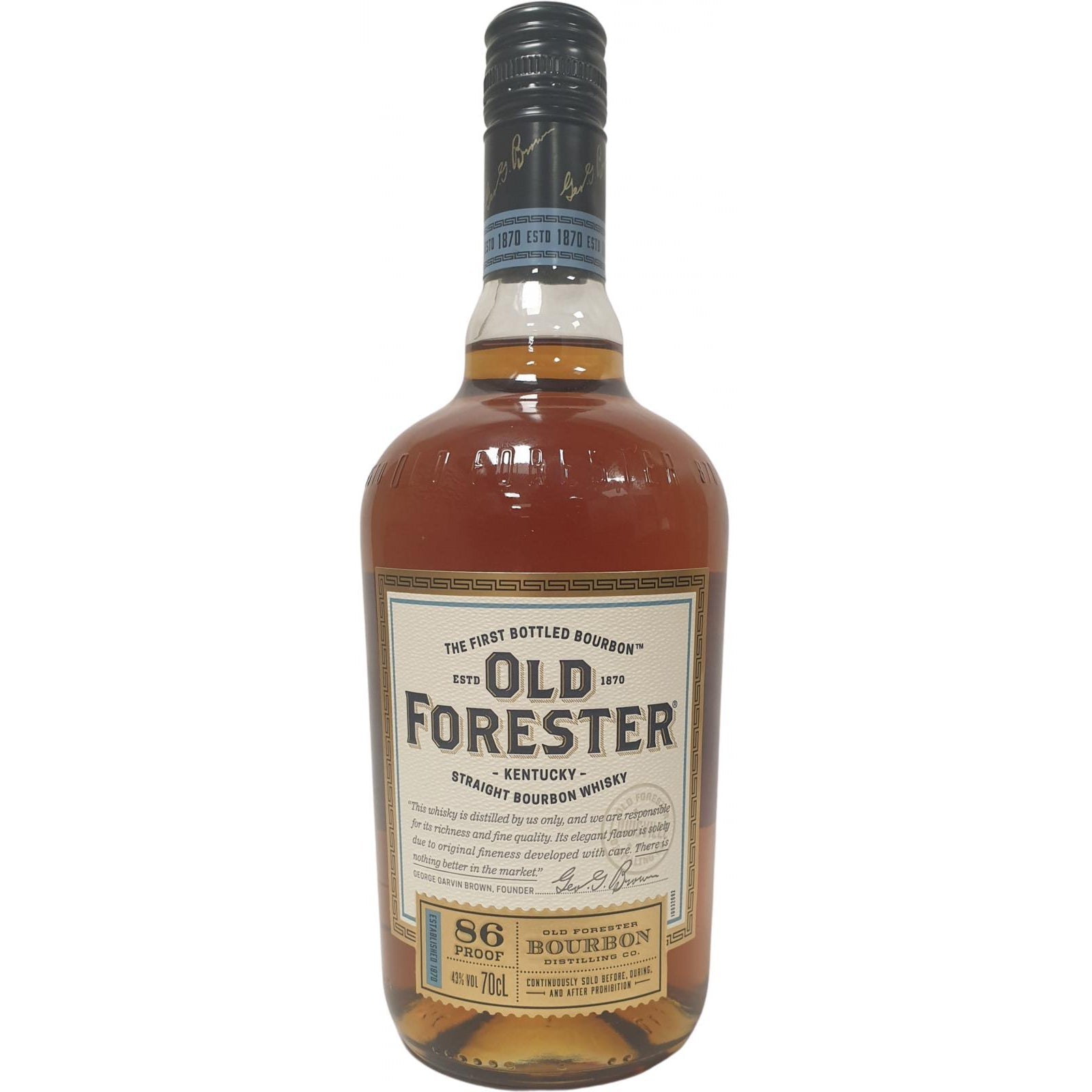 Old Forester Kentucky Straight Bourbon Whisky 43% Vol. 0,7l