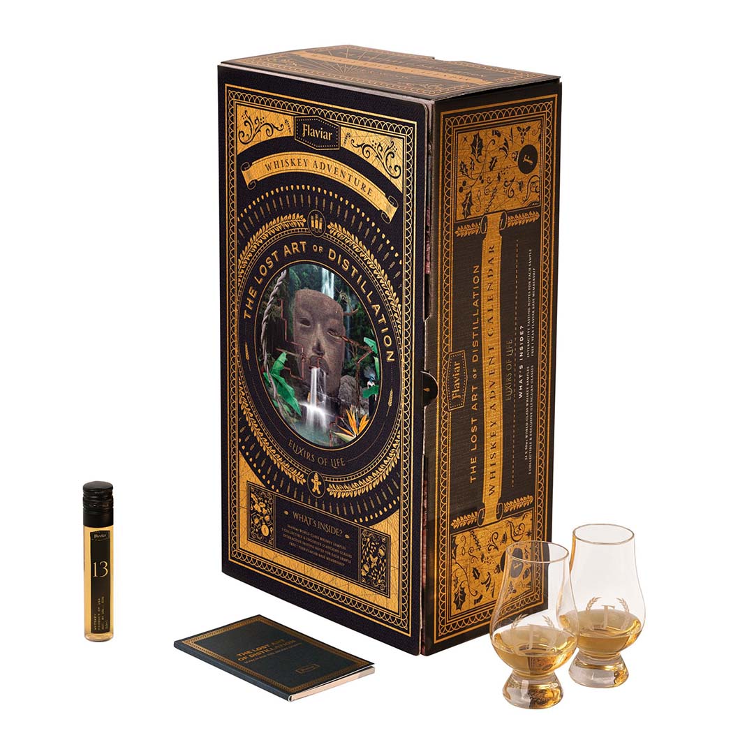 Flaviar's Whiskey Advent Calendar 2023 - The Lost Art of Distillation - Elixirs of Life 45,2% Vol. 1,2l