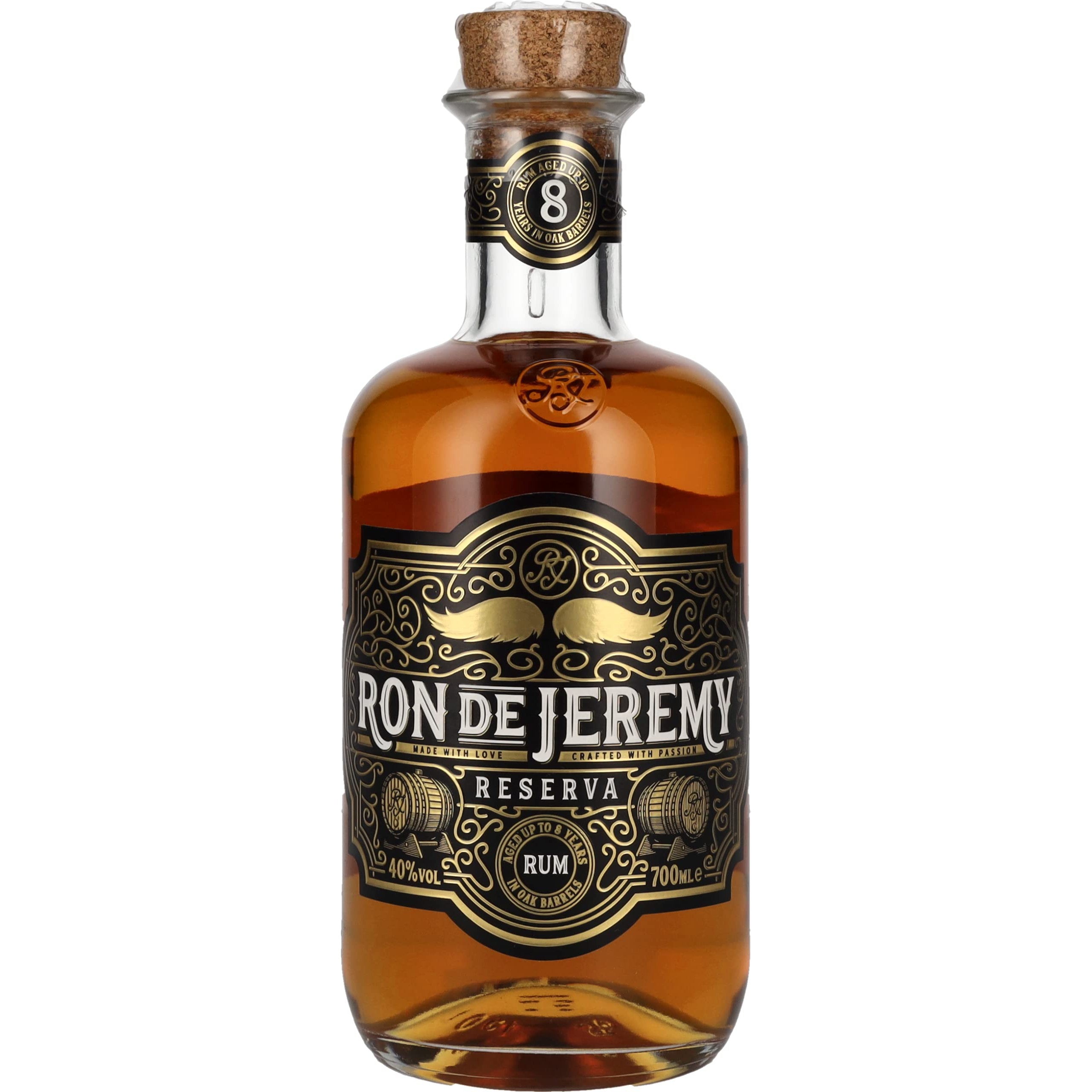 Ron de Jeremy RESERVA 8 Years Old Rum 40% Vol. 0,7l