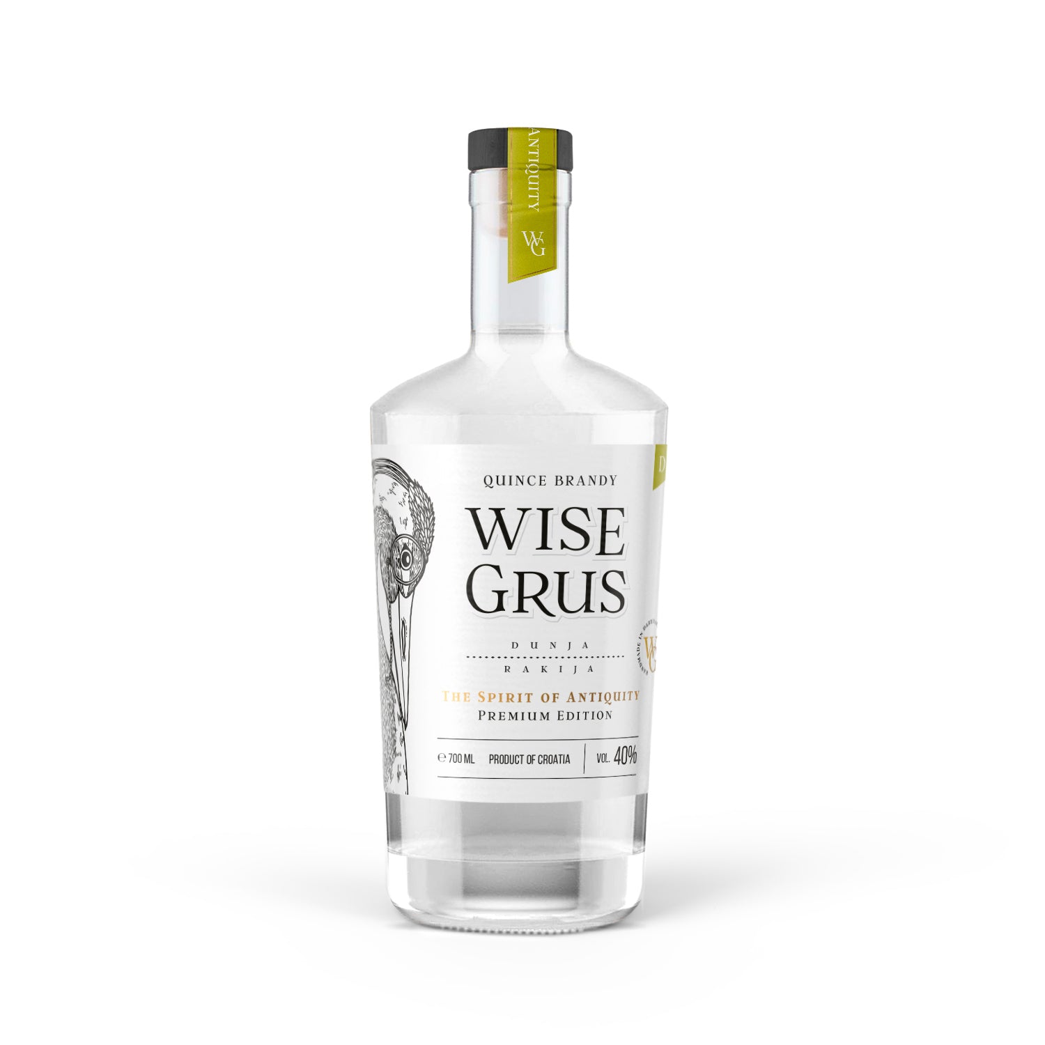 Wise Grus Quince Brandy Dunja Rakija Premium Edition 40% Vol. 0,7l