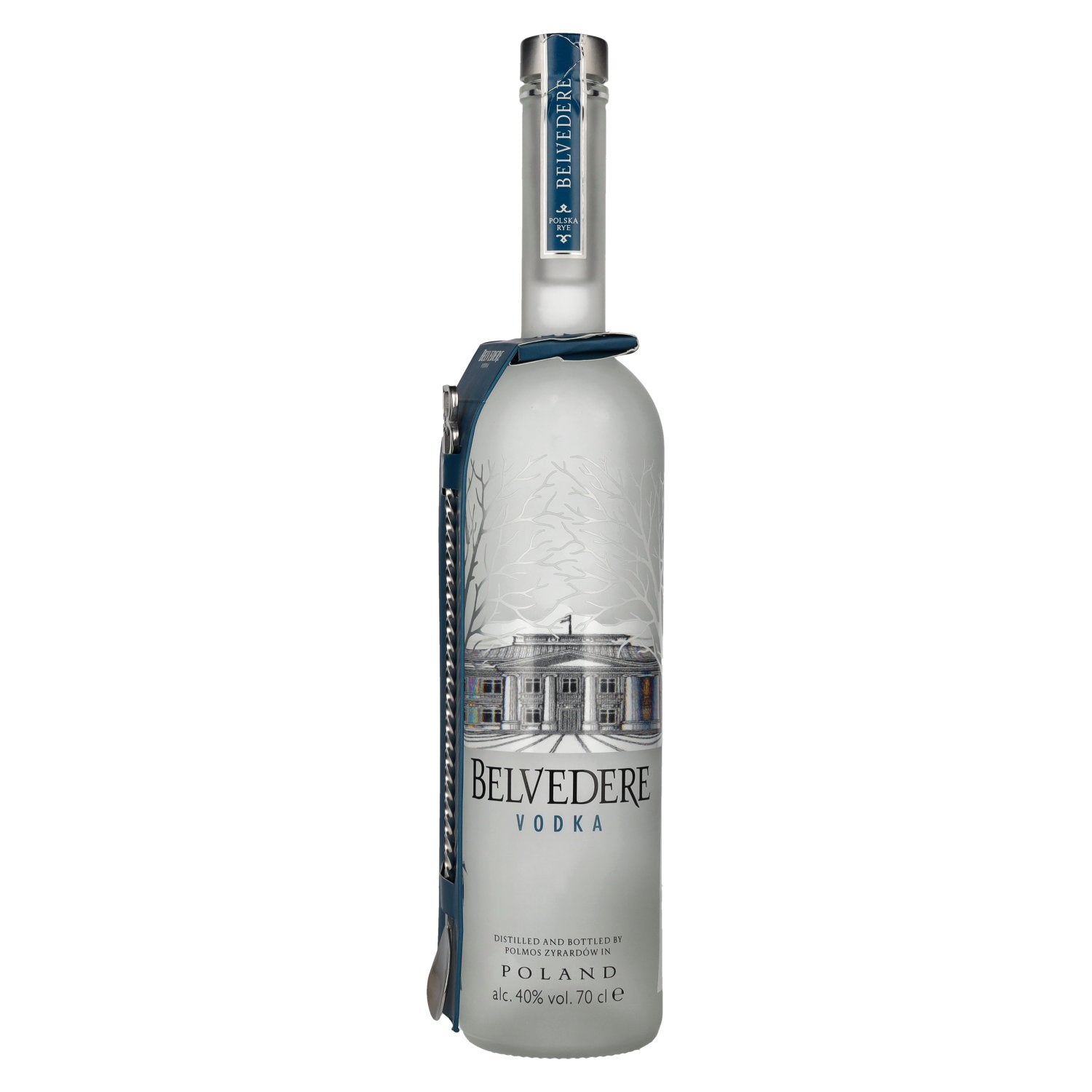 Belvedere Vodka 40% Vol. 0,7l with Barlöffel