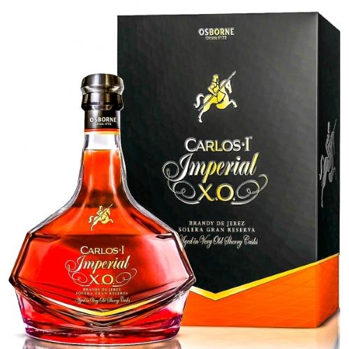 Carlos I Imperial X.O. Solera Gran Reserva Brandy de Jerez 40% Vol. 0,7l in Giftbox