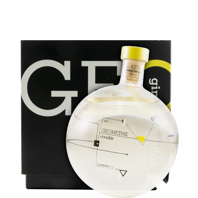 Domenis 1898 GEOMETRIE Cividât Gin 42% Vol. 0,7l in Giftbox