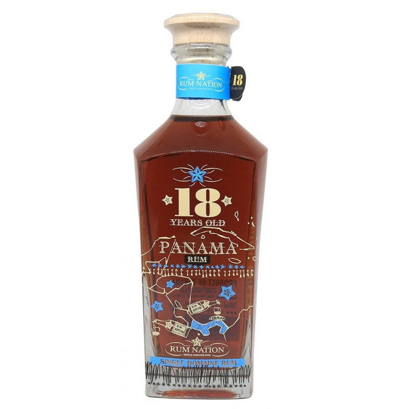 Rum Nation Panama 18 Years Old Decanter 40% Vol. 0,7l in Giftbox