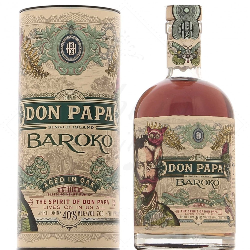 Don Papa BAROKO 40% Vol. 0,7l in Giftbox