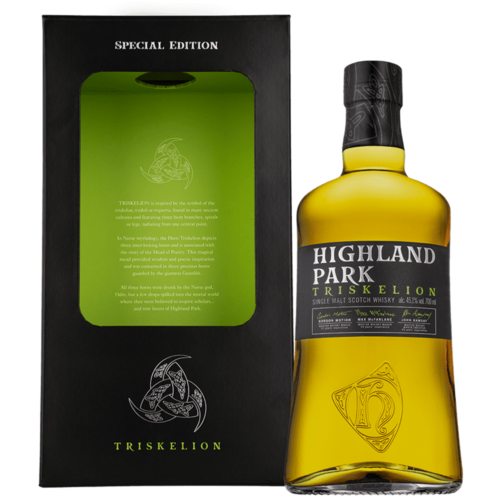 Highland Park TRISKELION Single Malt Scotch Whisky 45,1% Vol. 0,7l in Giftbox