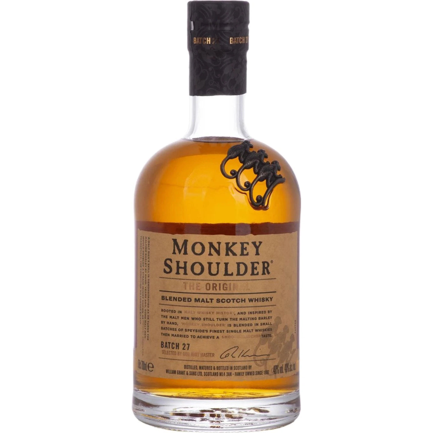 Monkey Shoulder Blended Malt Whisky 0.7L (40% Vol.) - Monkey Shoulder -  Whisky