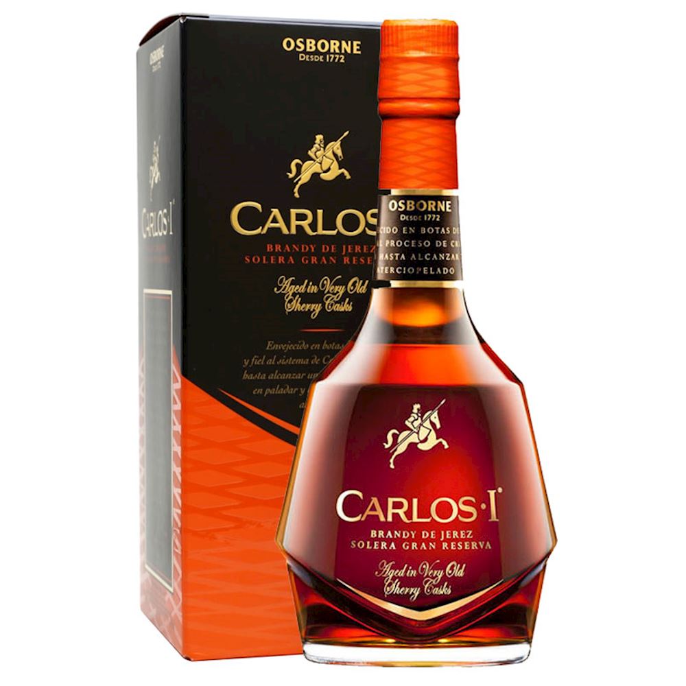 Carlos I Brandy de Vol. Solera Reserva Jerez Sherry Casks 40% Gran 0,7