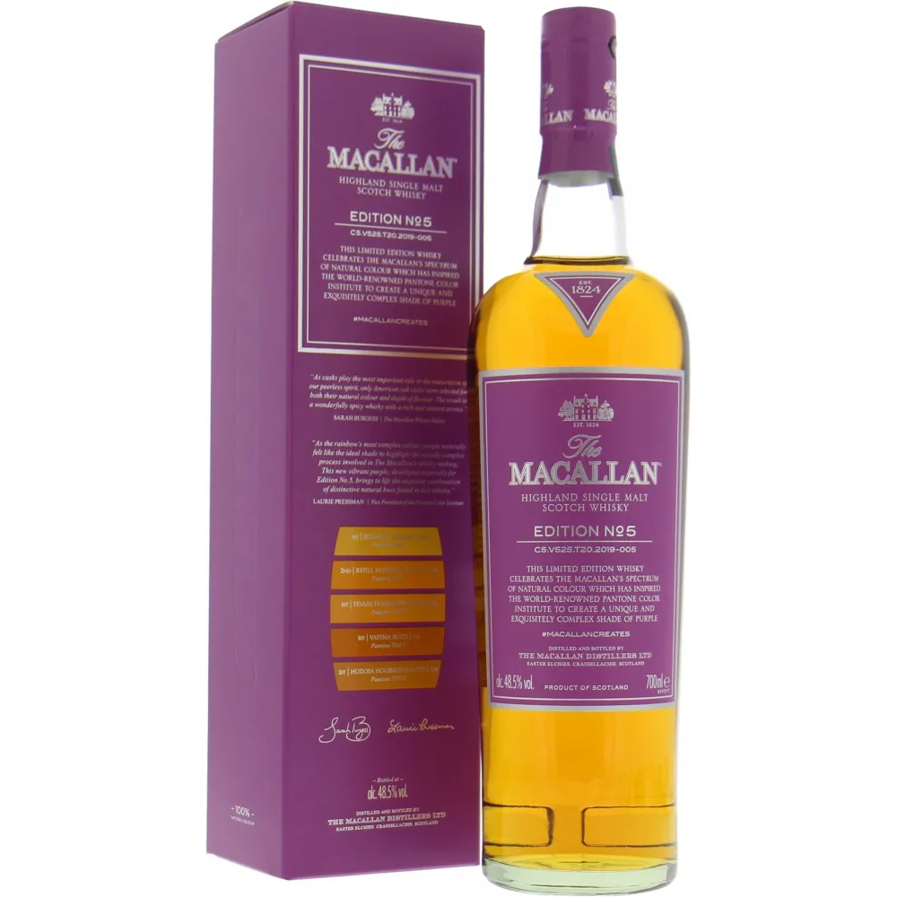 The Macallan EDITION N° 5 Highland Single Malt Scotch Whisky 48,5% Vol. 0,7l in Giftbox