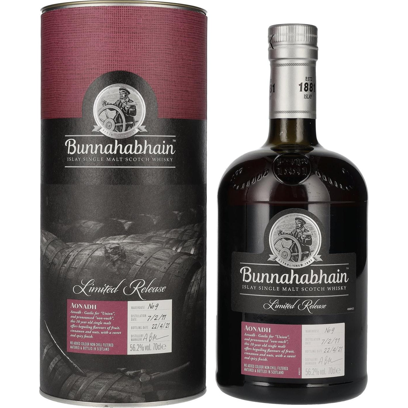 in 0,7l Bunnahabhain 41,9% Years Limited Vol. 40 Edition Old Giftbox