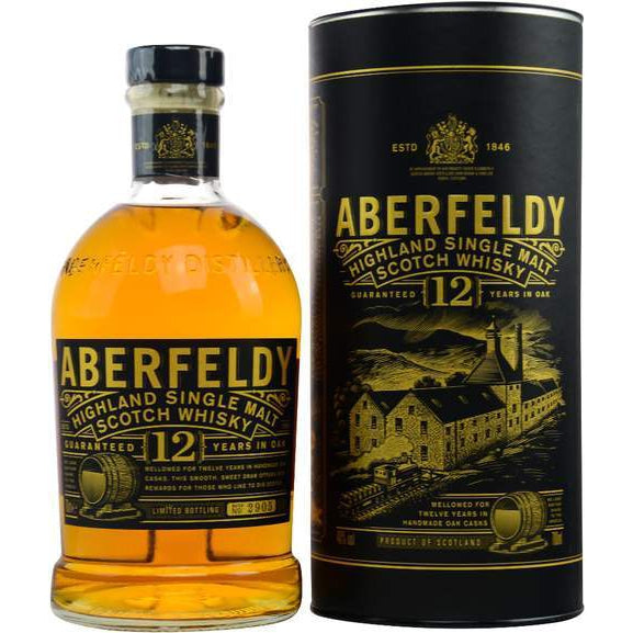 Aberfeldy 12 Years Old Highland Single Malt 40% Vol. 1l in Giftbox