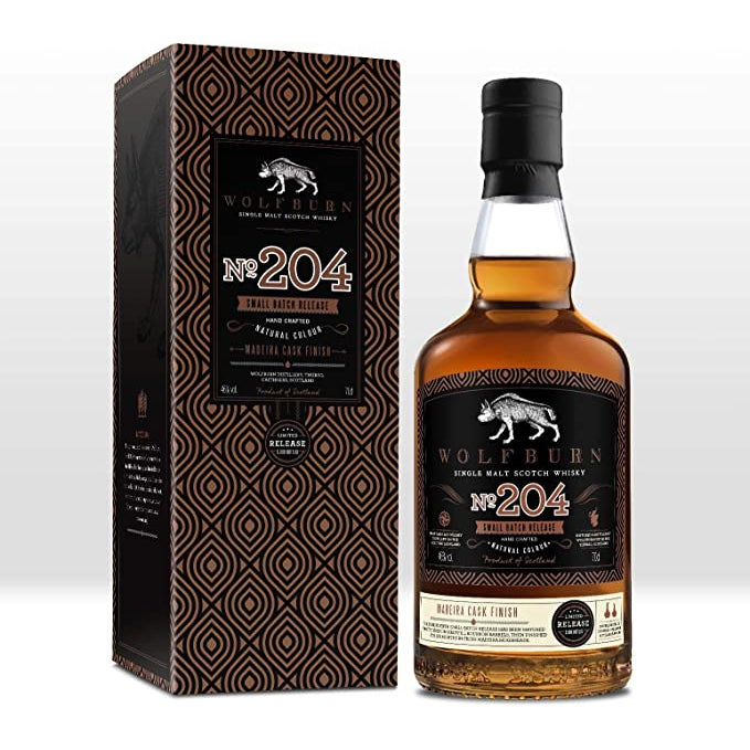 Wolfburn N°204 Single Malt Scotch Whisky Small Batch Release 46% Vol. 0,7l in Giftbox