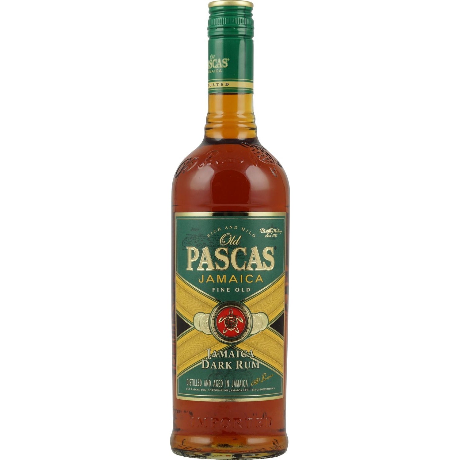 Old Pascas Jamaica Fine Old Dark Rum 40% Vol. 0,7l