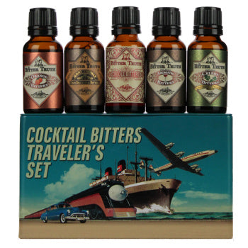 The Bitter Truth Cocktail Bitters Traveler's Set 38,2% Vol. 5x0,02l in Tinbox