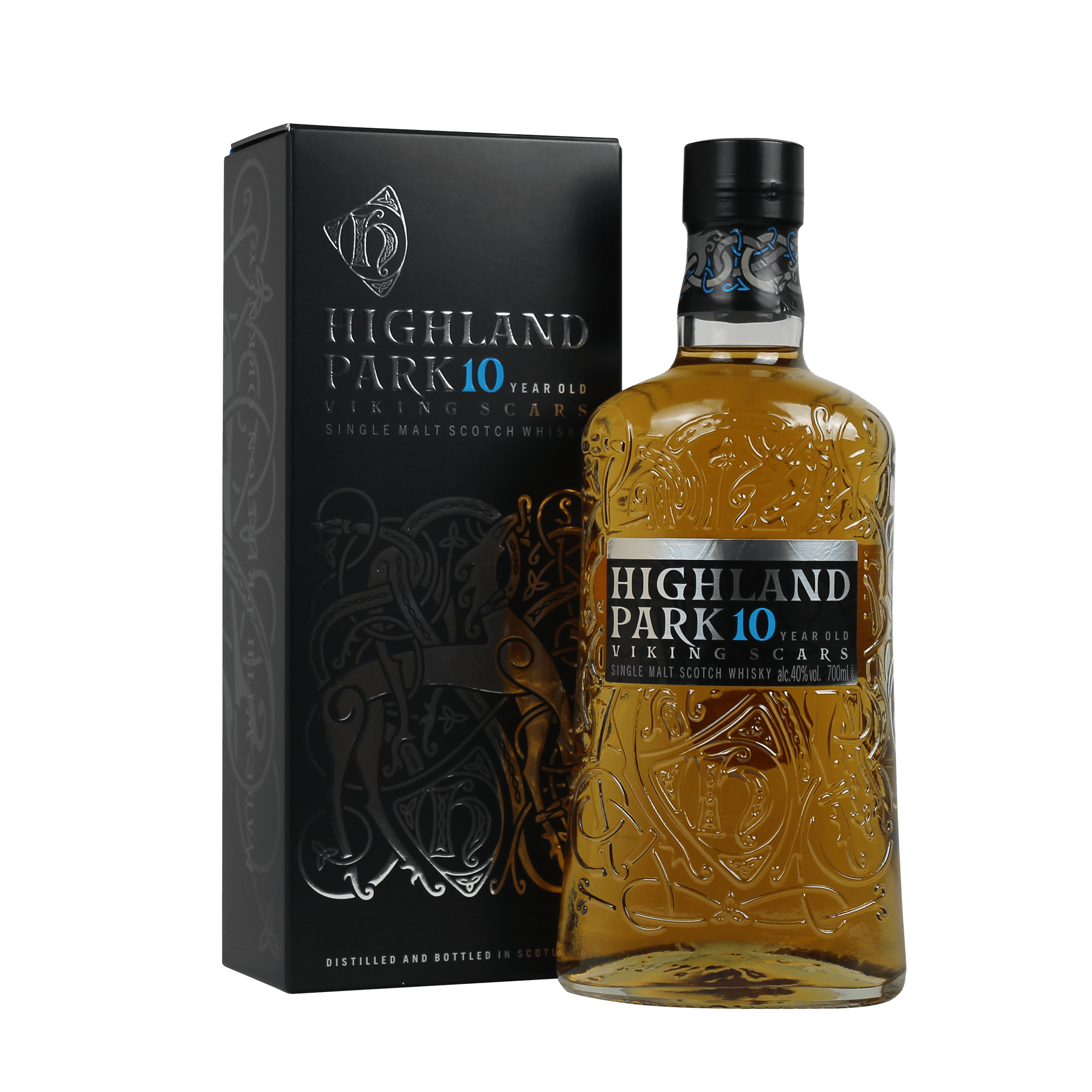 Highland Park 10 Years Old VIKING SCARS 40% Vol. 0,7l in Giftbox