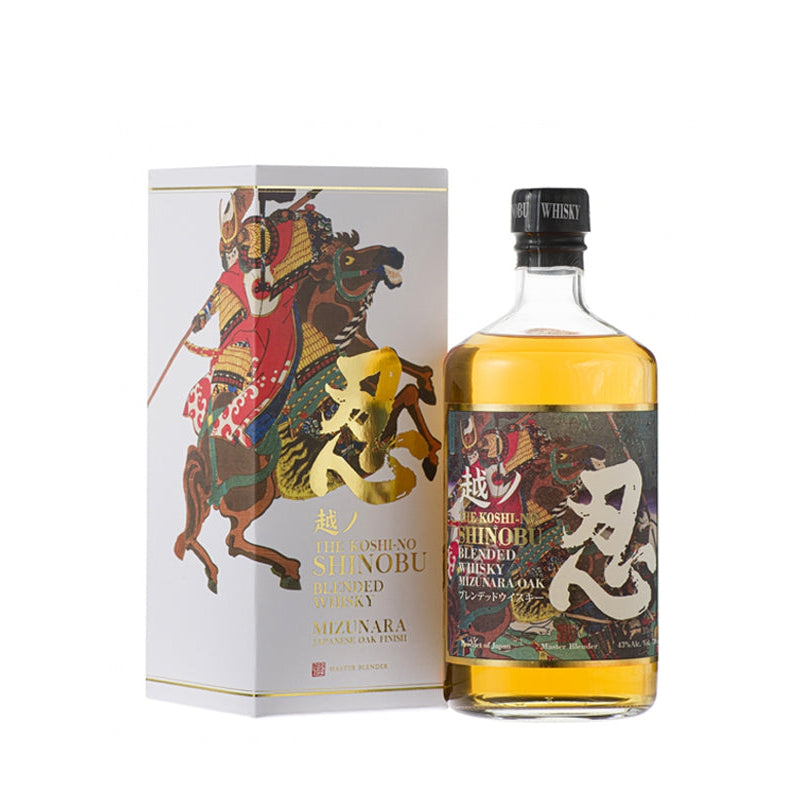 The Koshi-No Shinobu Blended Whisky Mizunara Oak Finish 43% Vol. 0,7l in Giftbox