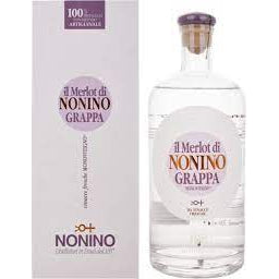 Nonino Grappa Monovitigno Vol. in il 41% 0,7l Merlot Giftbox