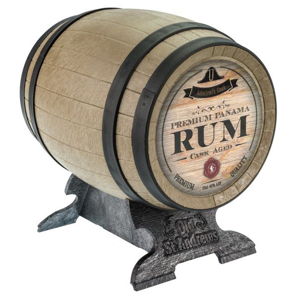 Old St. Andrews 5 Years Old Admiral's Cask Premium Panama Rum 40% Vol. 0,7l in Giftbox
