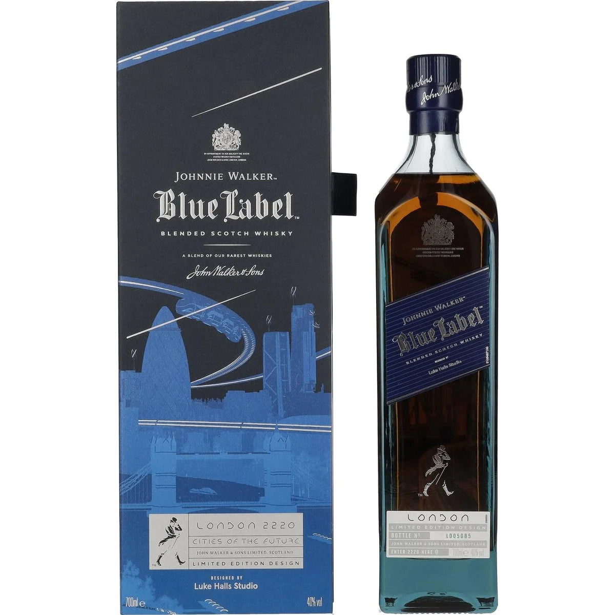 Blended Label Blue 40% Mars City Whisky Edition Scotch Walker Johnnie