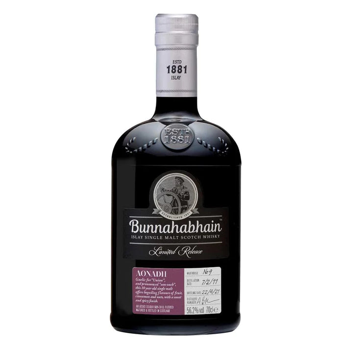 9 Malt Bunnahabhain Release Single Limited Islay 56,2% AONADH No.