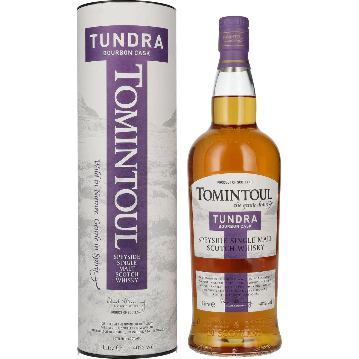 Tomintoul TUNDRA Bourbon Cask Speyside Single Malt Scotch Whisky 40% Vol. 1l in Giftbox