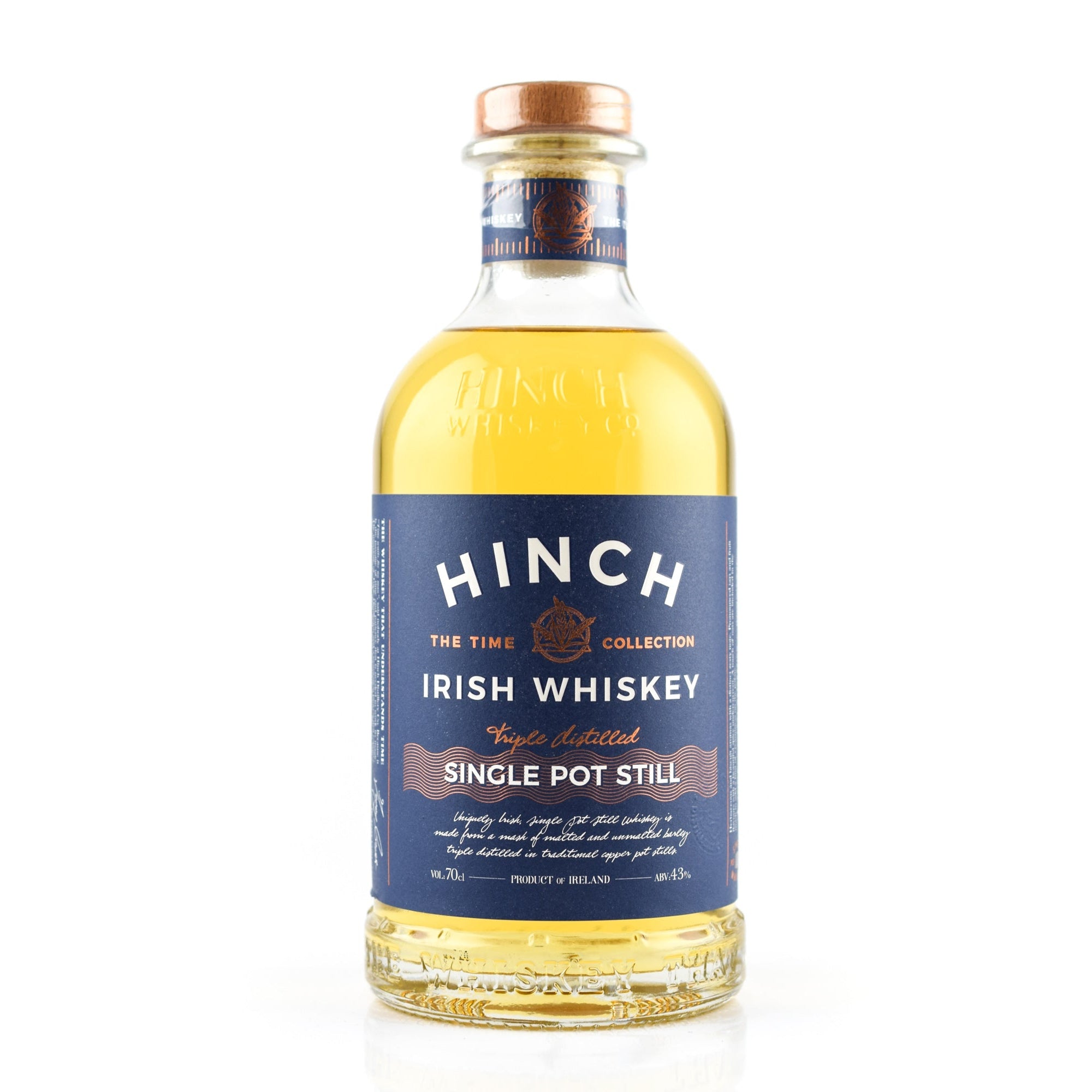 Hinch Single Pot Still Irish Whiskey 43% Vol. 0,7l