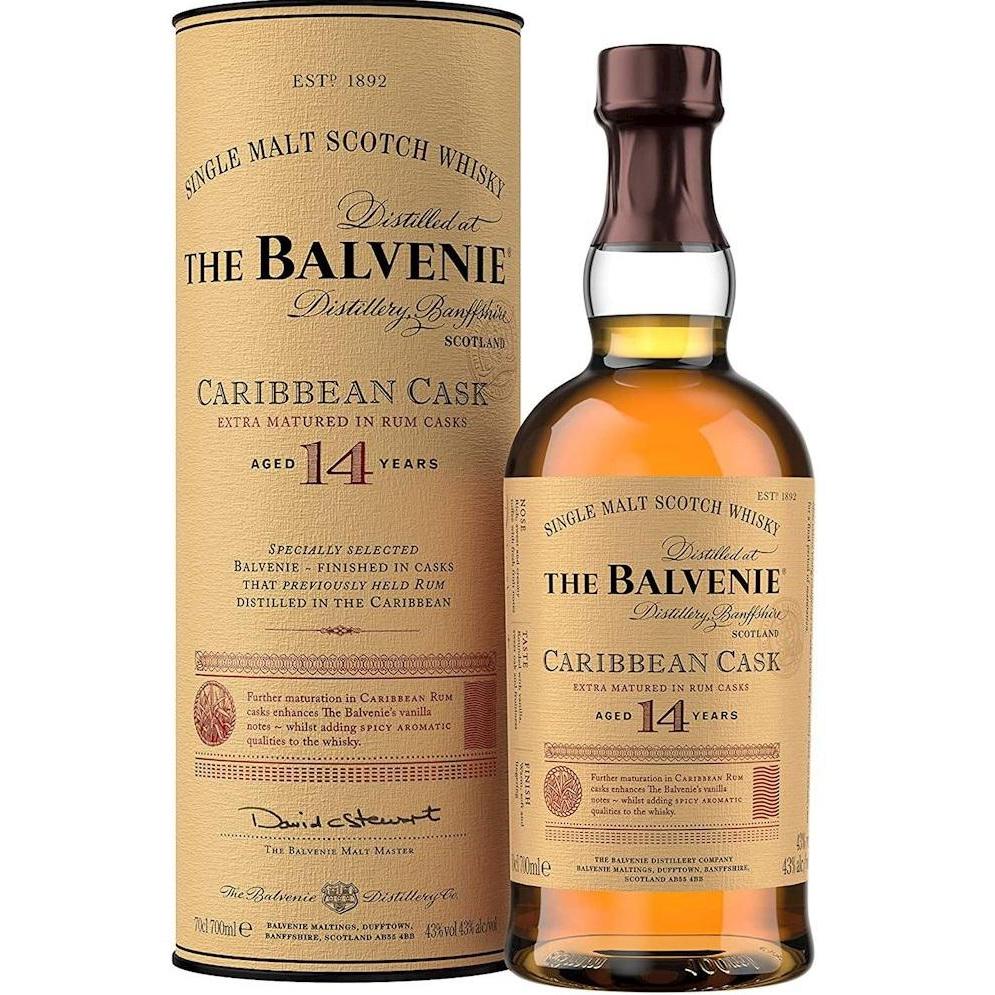 The Balvenie 14 Years Old Caribbean Cask 43% Vol. 0,7l in Giftbox