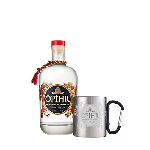 London Opihr Dry Gin 43% with EDITION EUROPEAN Tr Vol. Giftbox in 0,7l