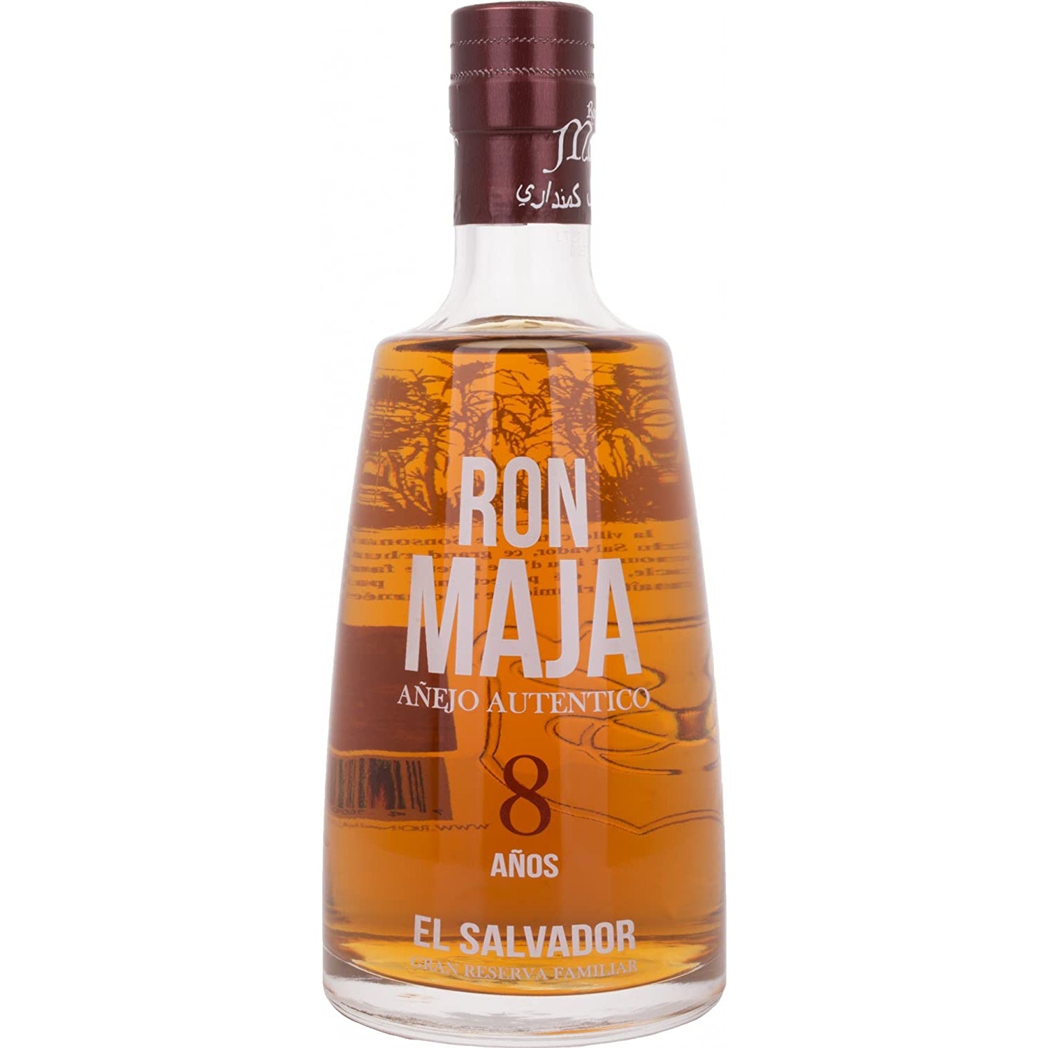 Ron Maja Añejo Autentico 8 Años Gran Reserva Familiar Rum 40% Vol. 0,7l