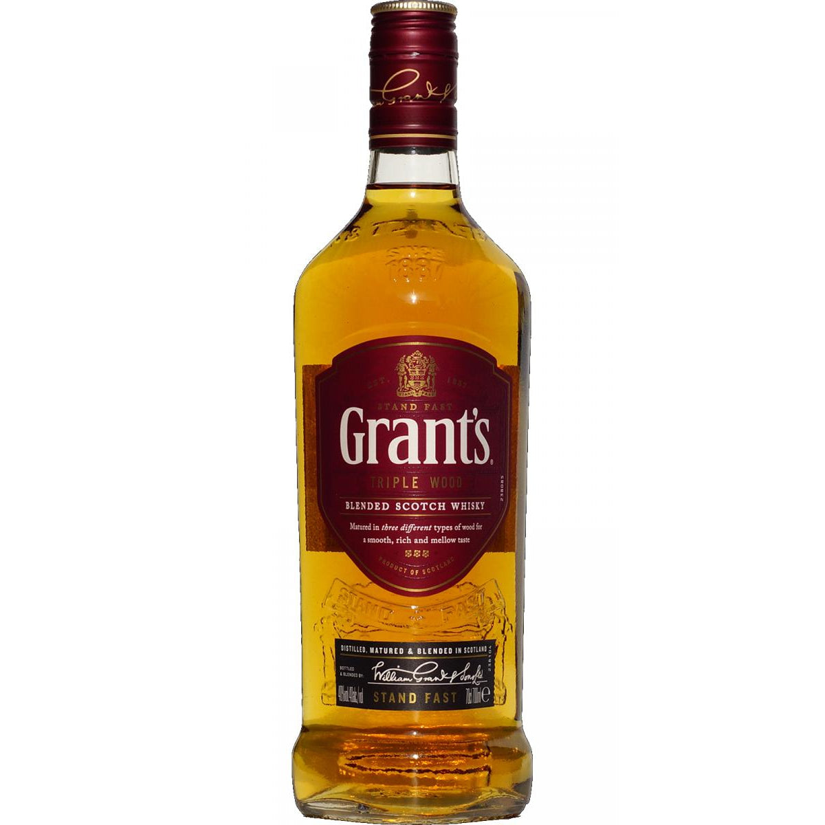 Grant's TRIPLE WOOD Scotch Whisky 40% Vol. 0,7l