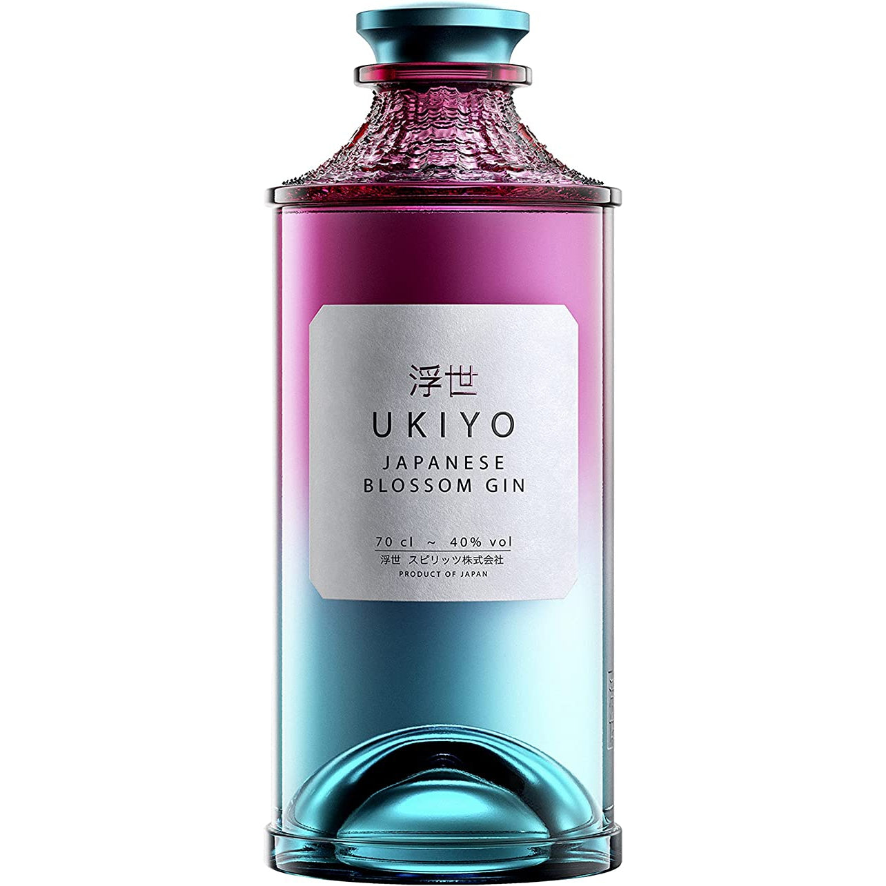 Ukiyo Japanese Blossom Gin 40% Vol. 0,7l