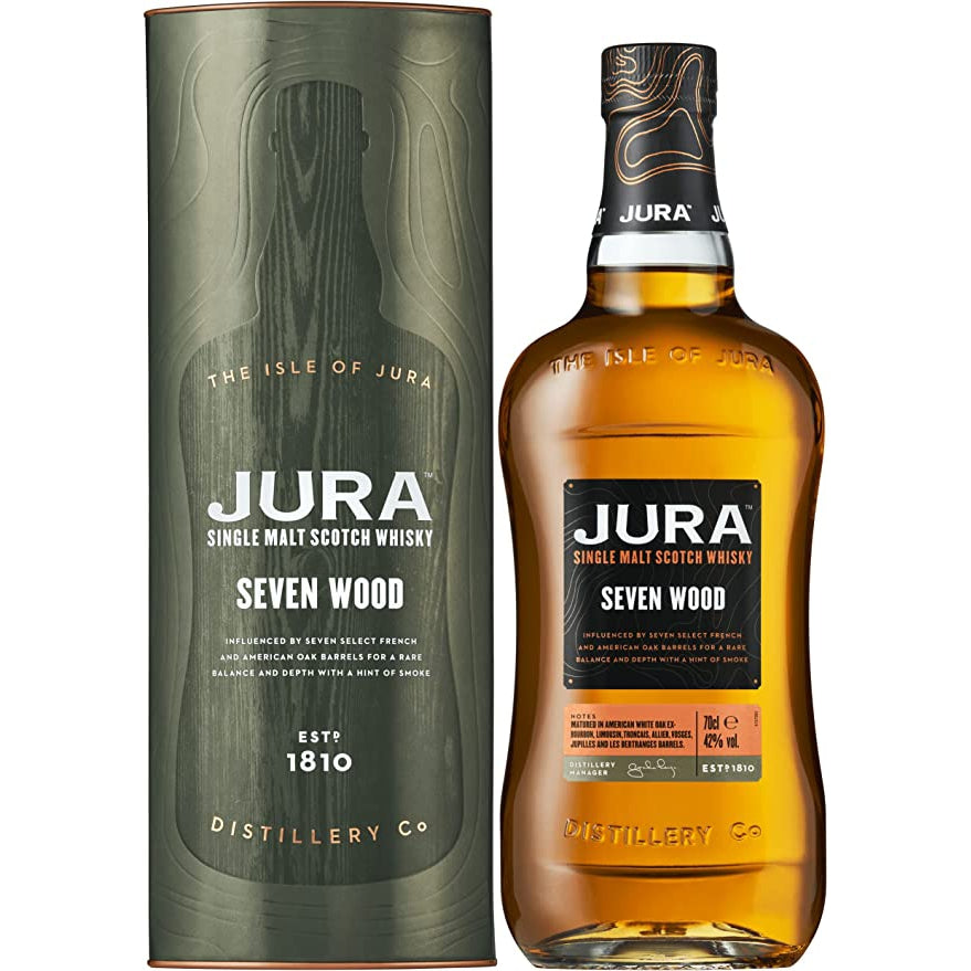 Jura SEVEN WOOD Single Malt Scotch Whisky 42% Vol. 0,7l in Giftbox