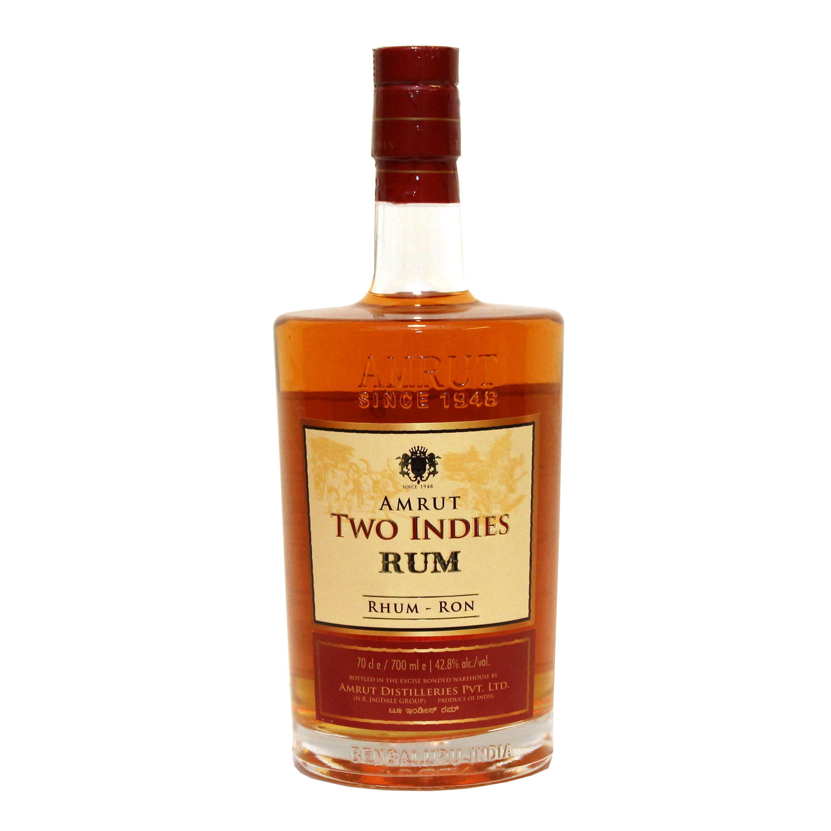 Amrut Two Indies Rum 42,8% Vol. 0,7l