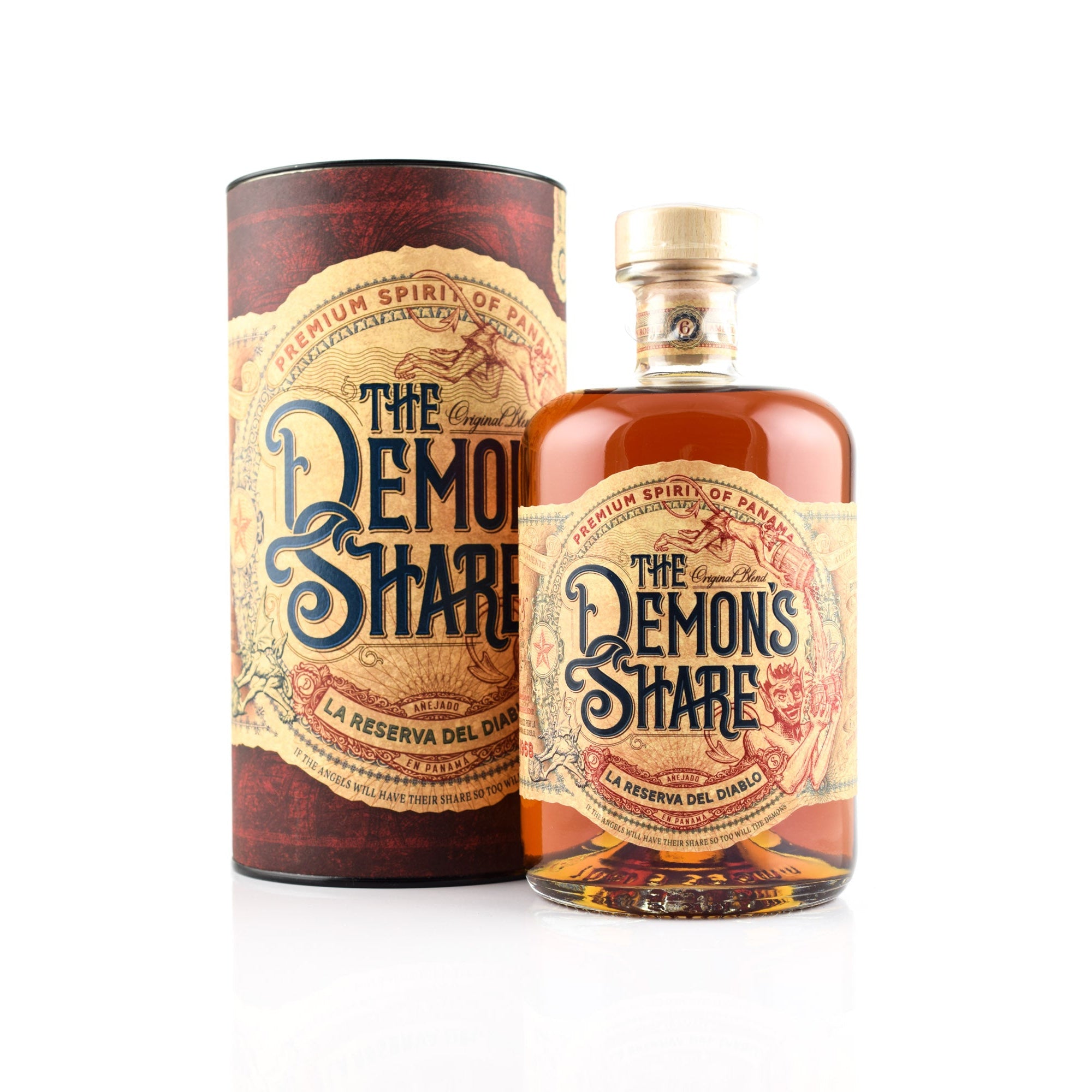 The Demon's Share 6 Years Old Spirit Drink 40% Vol. 0,7l in Giftbox