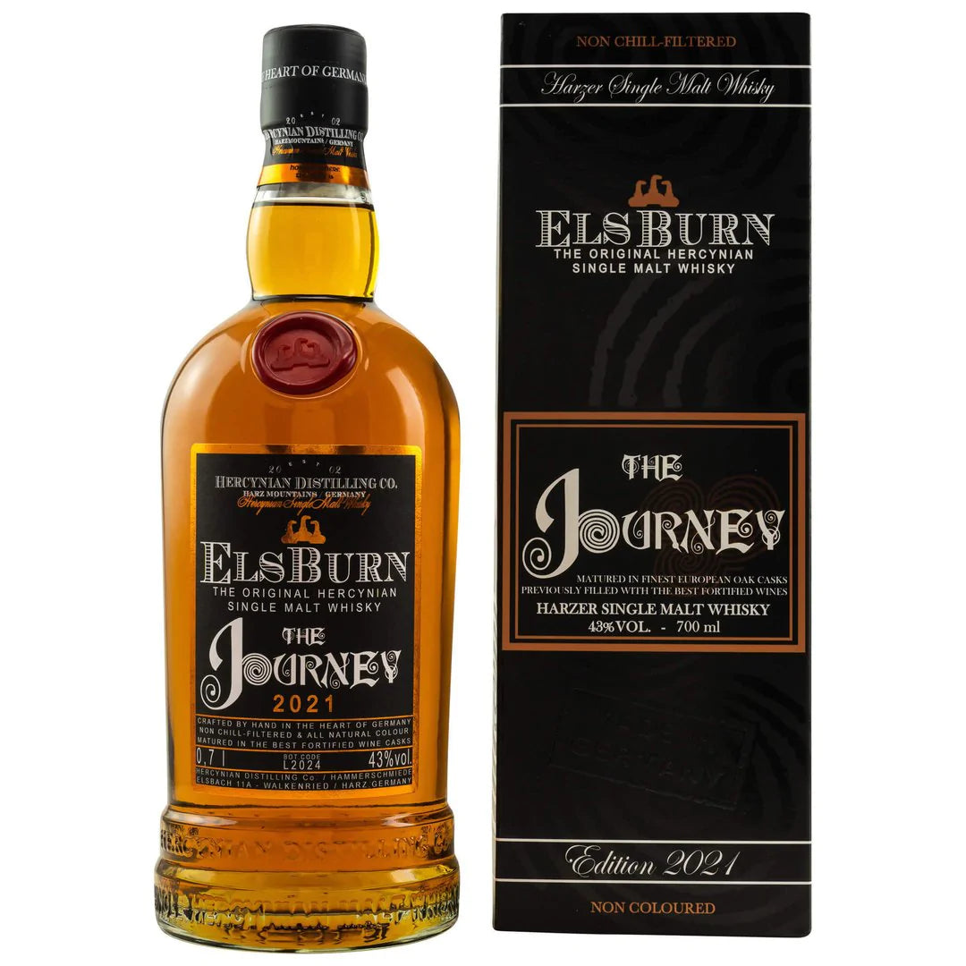 Elsburn The JOURNEY Harzer Single Malt Whisky 2022 43% Vol. 0,7l in Giftbox