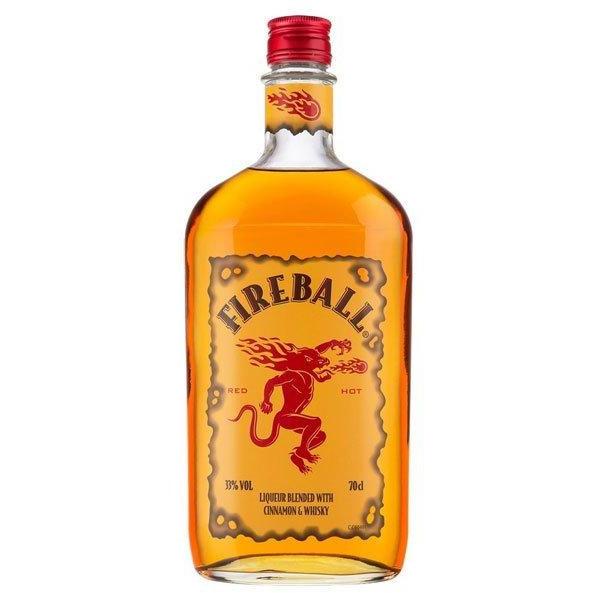 Fireball RED HOT Liqueur with Cinnamon & Whisky 33% Vol. 0,7l