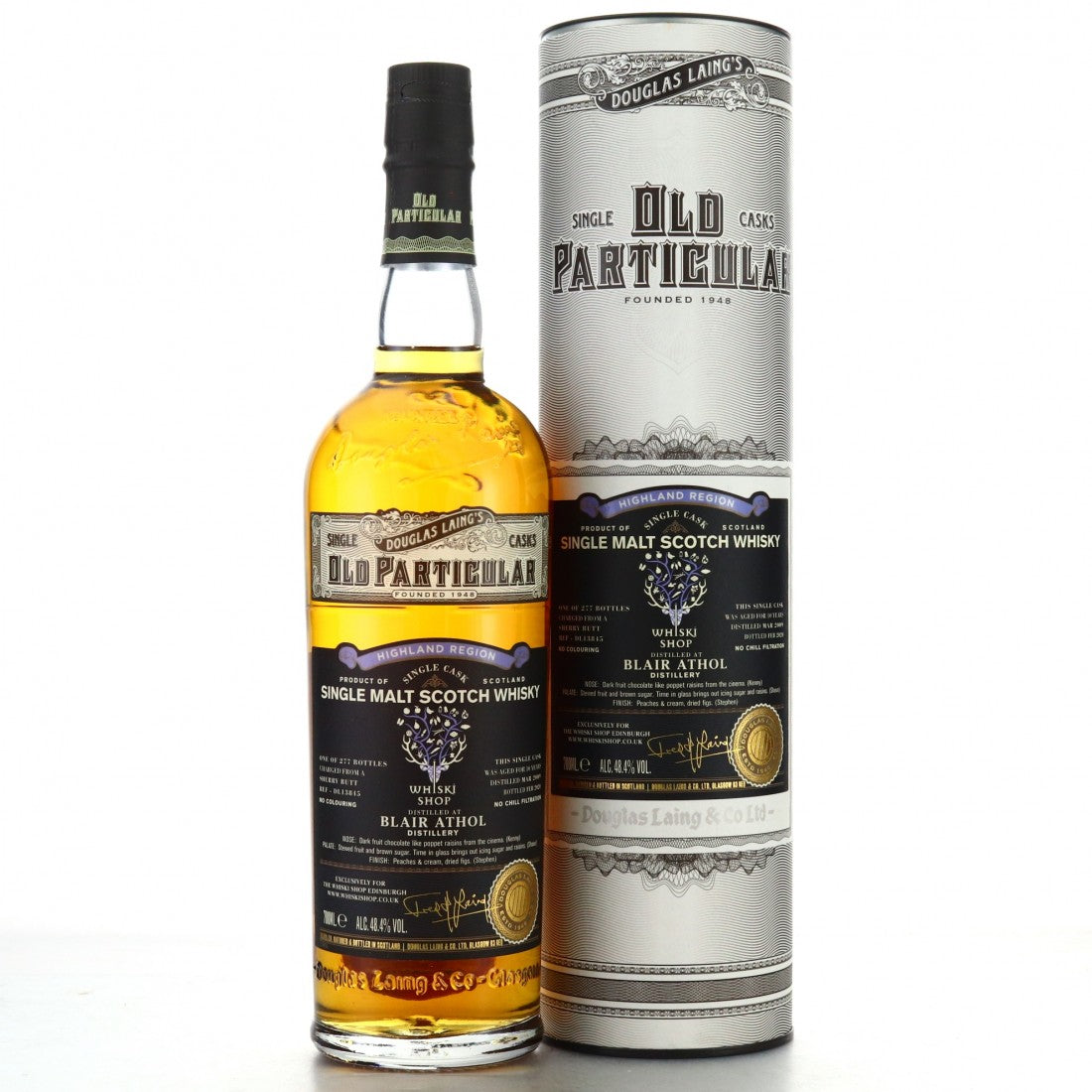 Douglas Laing OLD PARTICULAR Blair Athol 13 Years Old Single Cask Malt 2009 48,4% Vol. 0,7l in Giftbox