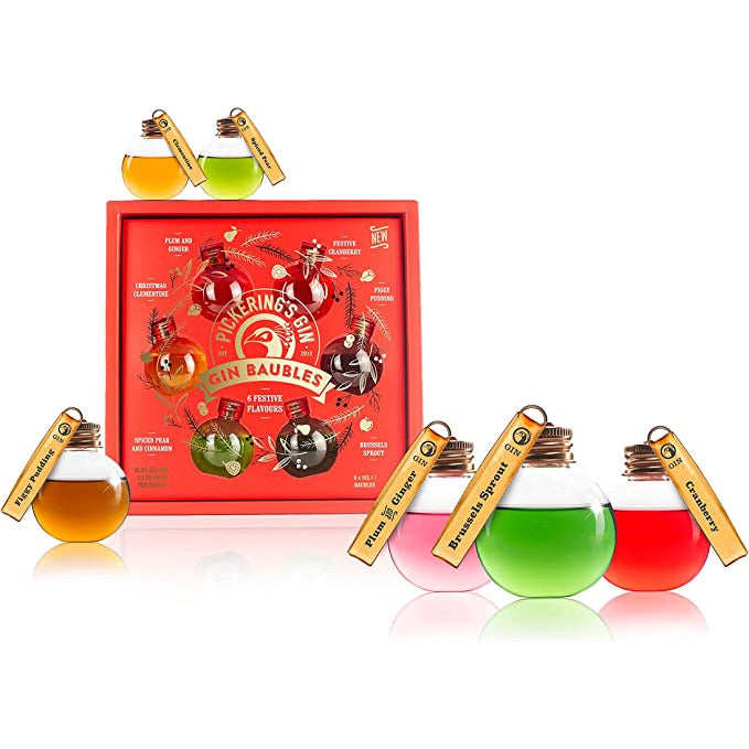 Pickering's Christmas Gin Baubles 37,5% Vol. 6x0,05l in Giftbox