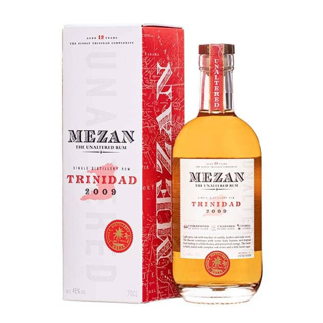 Single Giftbox MEZAN Rum TRINIDAD 46% Distillery in 2009 0,7l Vol.