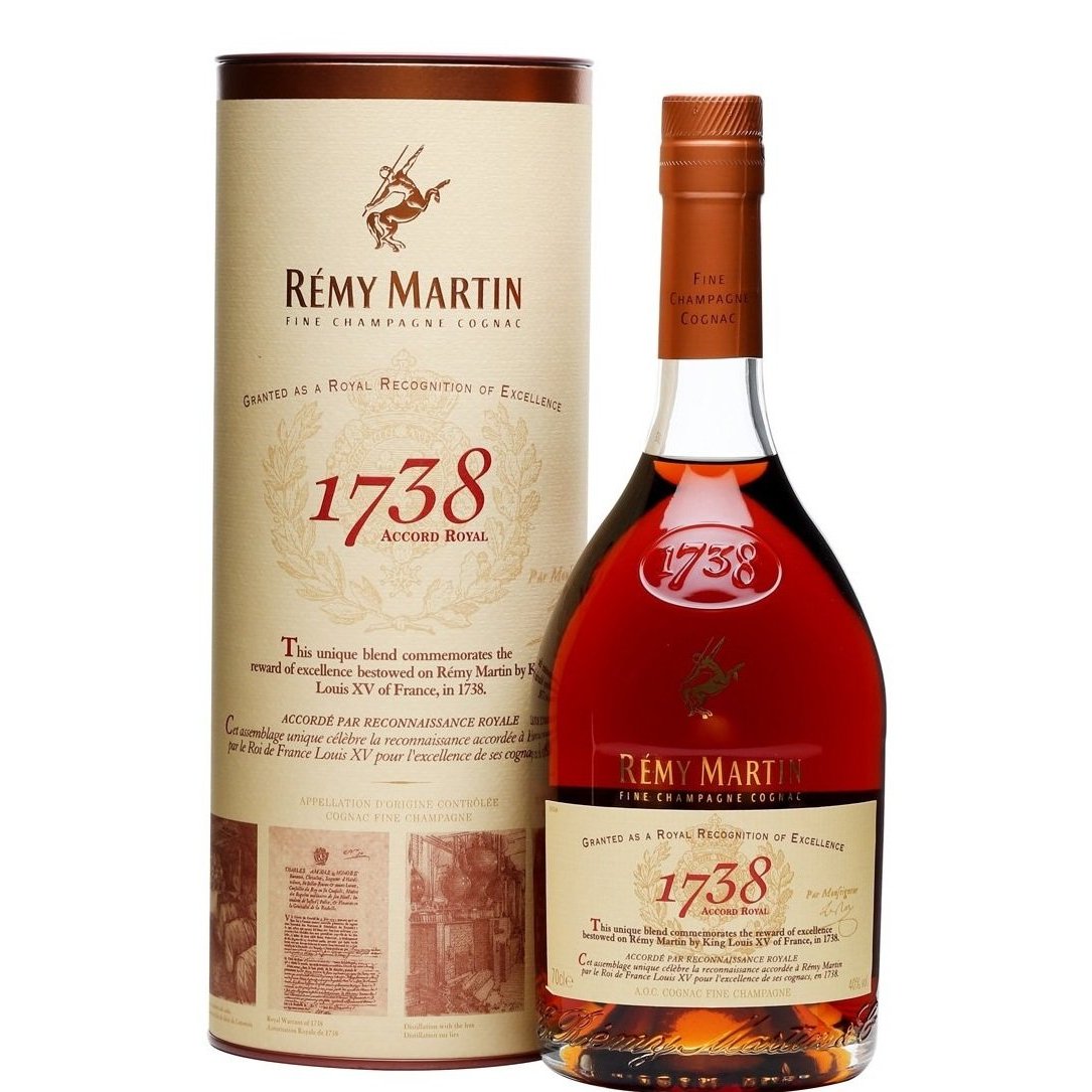 Remy Martin 1738 ACCORD ROYAL Cognac Fine Champagne 40% Vol. 0,7l in Giftbox