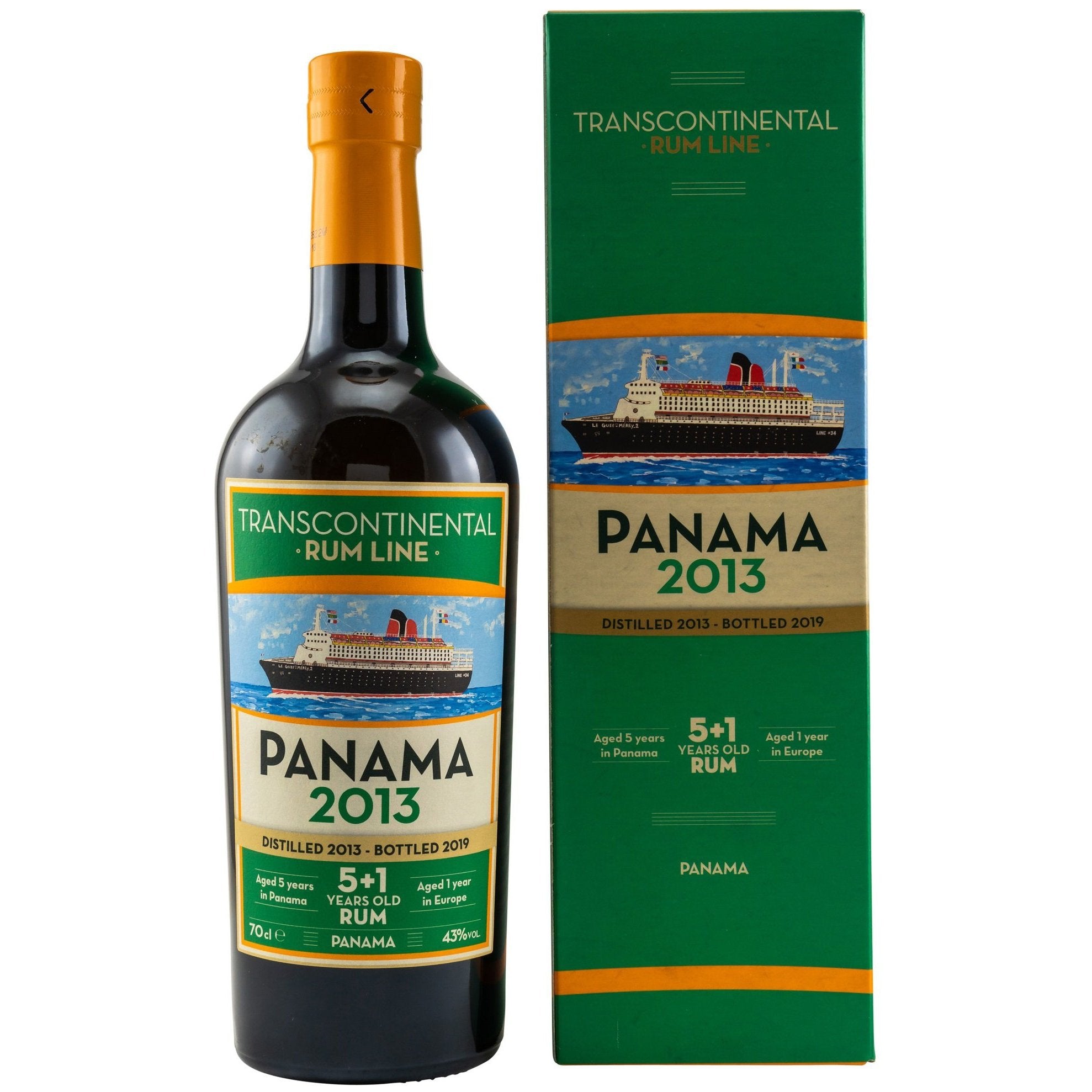 Transcontinental Rum Line PANAMA 2013 43% Vol. 0,7l in Giftbox