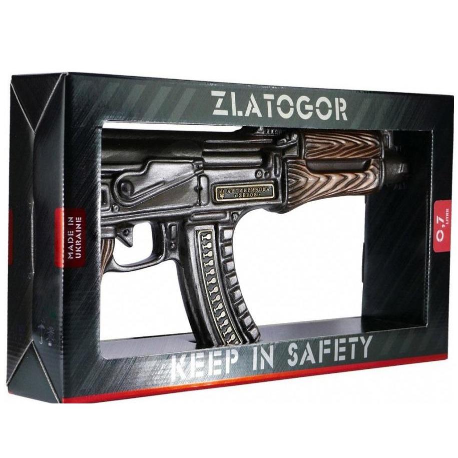 Zlatogor AK-47 Vodka 38% Vol. 0,5l in Giftbox