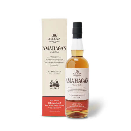 Amahagan World Malt Edition No.2 RED WINE WOOD Finish 47% Vol. 0,7l in Giftbox