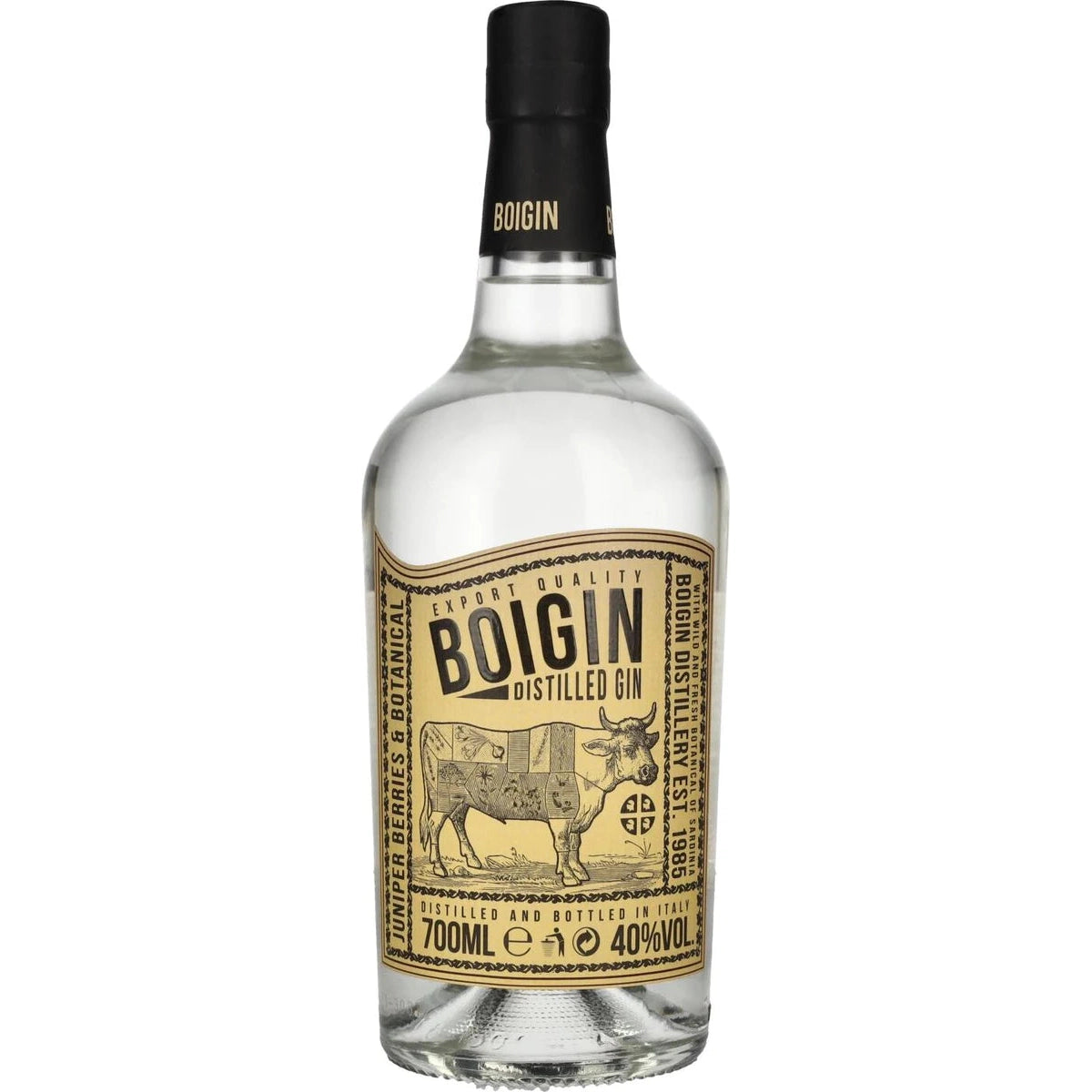 0,7l Vol. Distilled Boigin 40% Silvio Carta Gin