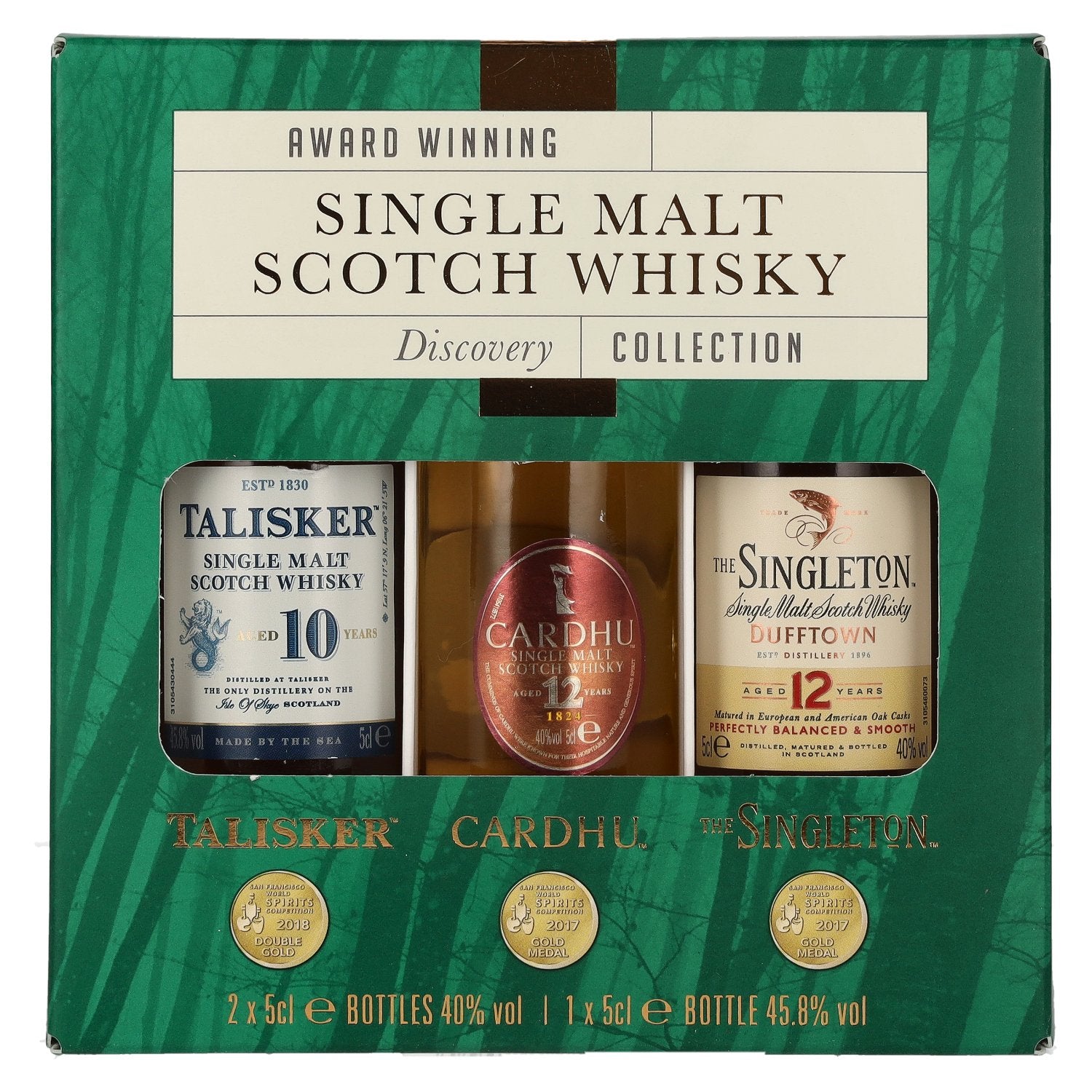 The Single Malt Whisky Discovery Collection Mini Set 41,9% Vol. 3x0,05l in Giftbox