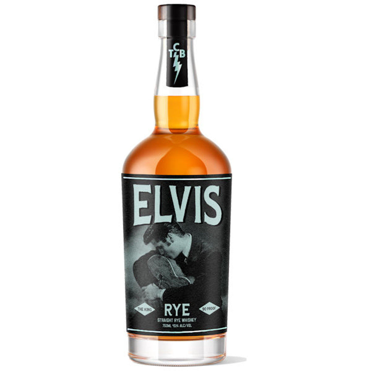 Elvis THE KING Straight RYE Whiskey 45% Vol. 0,75l