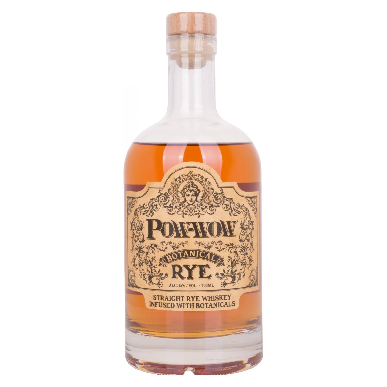 Pow-Wow Botanical RYE Straight Rye Whiskey 45% Vol. 0,7l
