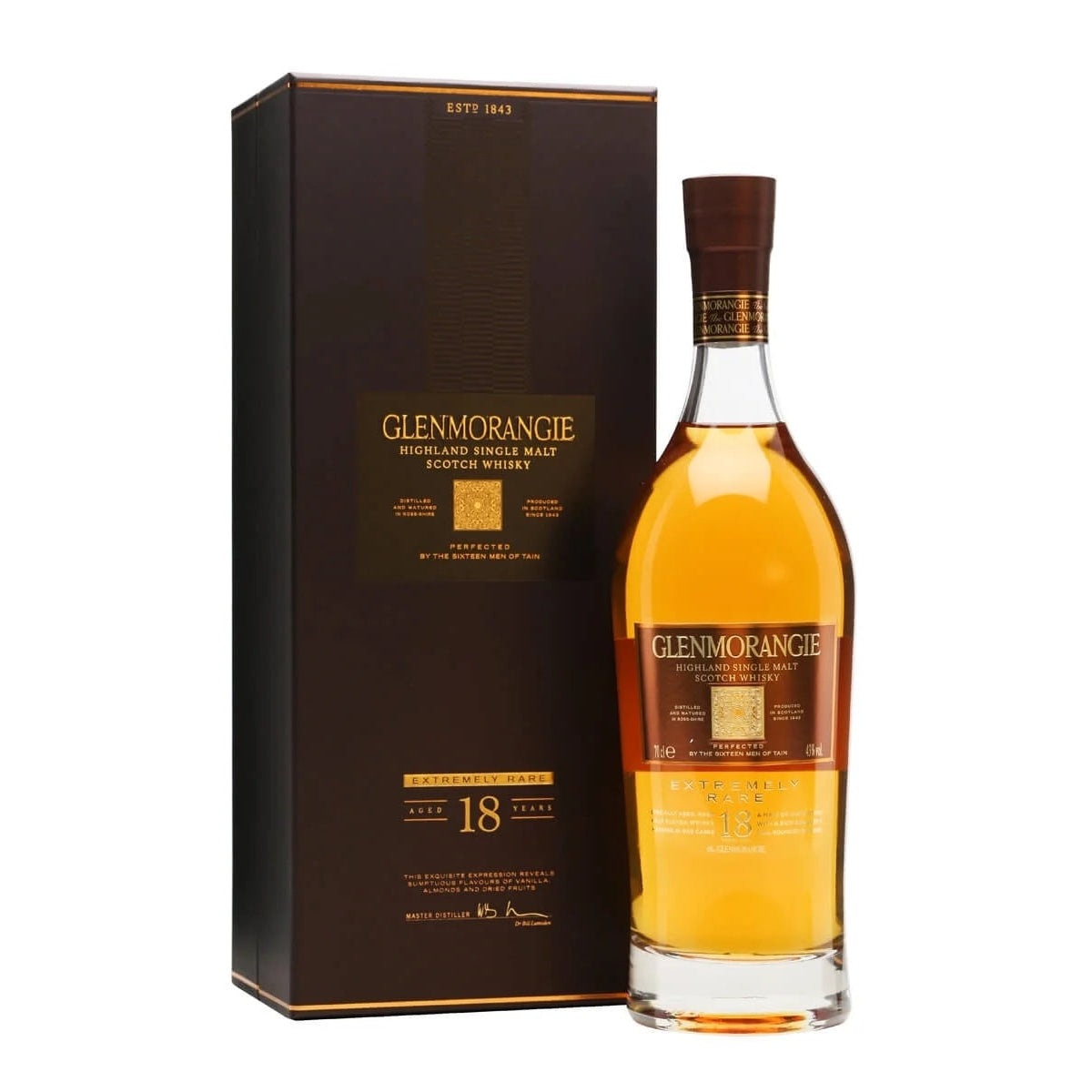 Glenmorangie EXTREMLY RARE 18 Years Old Highland Single Malt 43% Vol. 0,7l in Giftbox