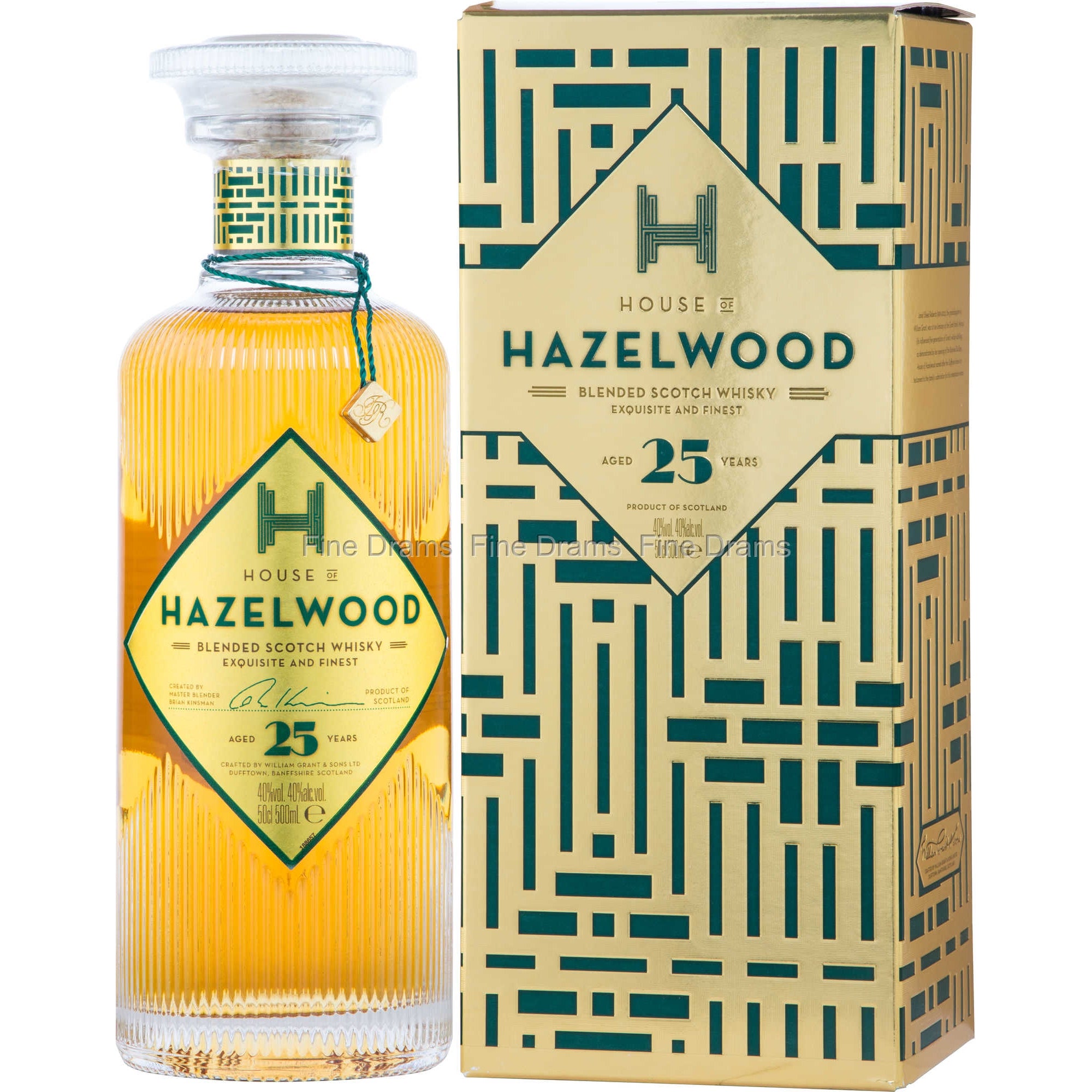 Hazelwood 25 Years Old Blended Scotch Whisky 40% Vol. 0,5l in Giftbox