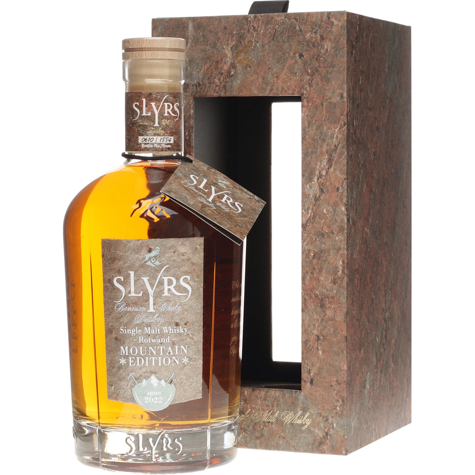 Single 50% i MOUNTAIN Whisky Vol. Slyrs 2022 Malt EDITION 0,7l Rotwand